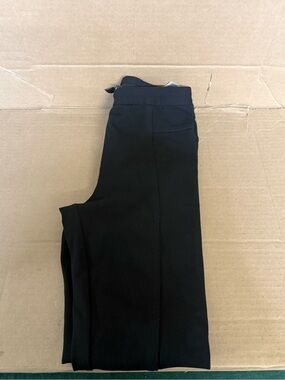 BCBGMaxAzria Black Seam Detail Leggings